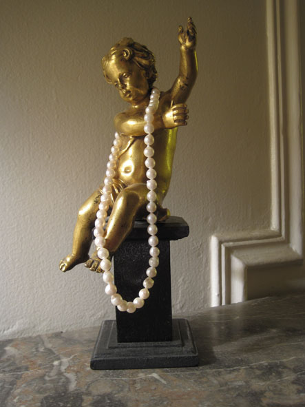 Collier de perles baroques Akoya choker